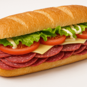 Beef Salami Sandwich