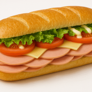 Beef Bologna Sandwich