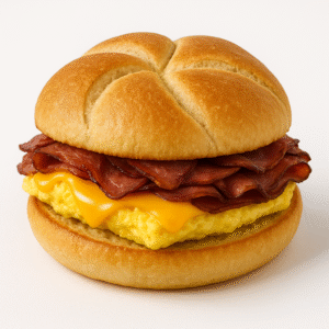 Pastrami and Egg Cheese