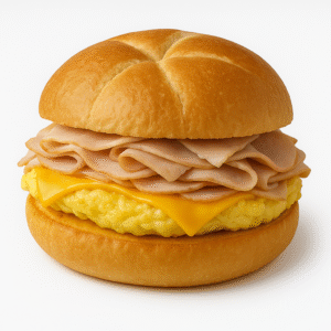 Turkey, Egg & Cheese Sandwich