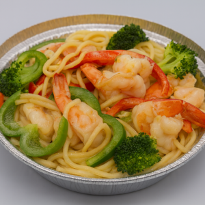 Alfredo Pasta with Shrimp And Broccoli (Friday) - Don Juan Deli