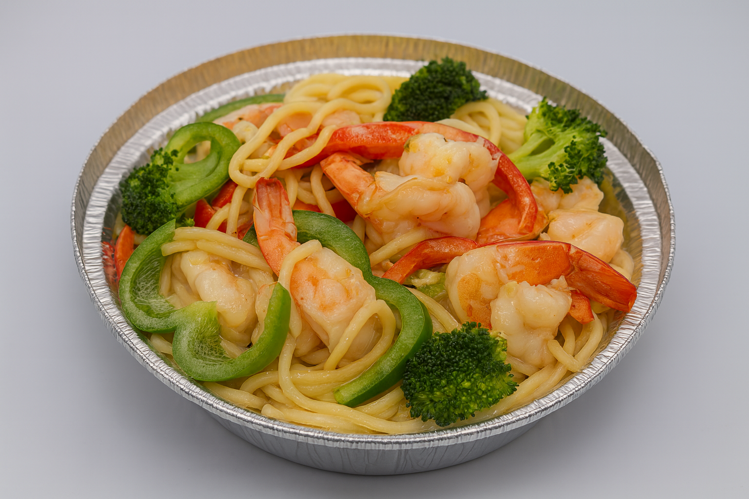 Alfredo Pasta with Shrimp And Broccoli (Friday) - Don Juan Deli